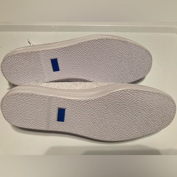 White Sequins Glitter Keds - Picture 2 of 2